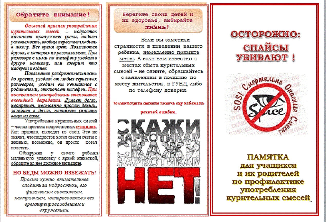 План мероприятий по профилактике наркомании в учебных заведениях